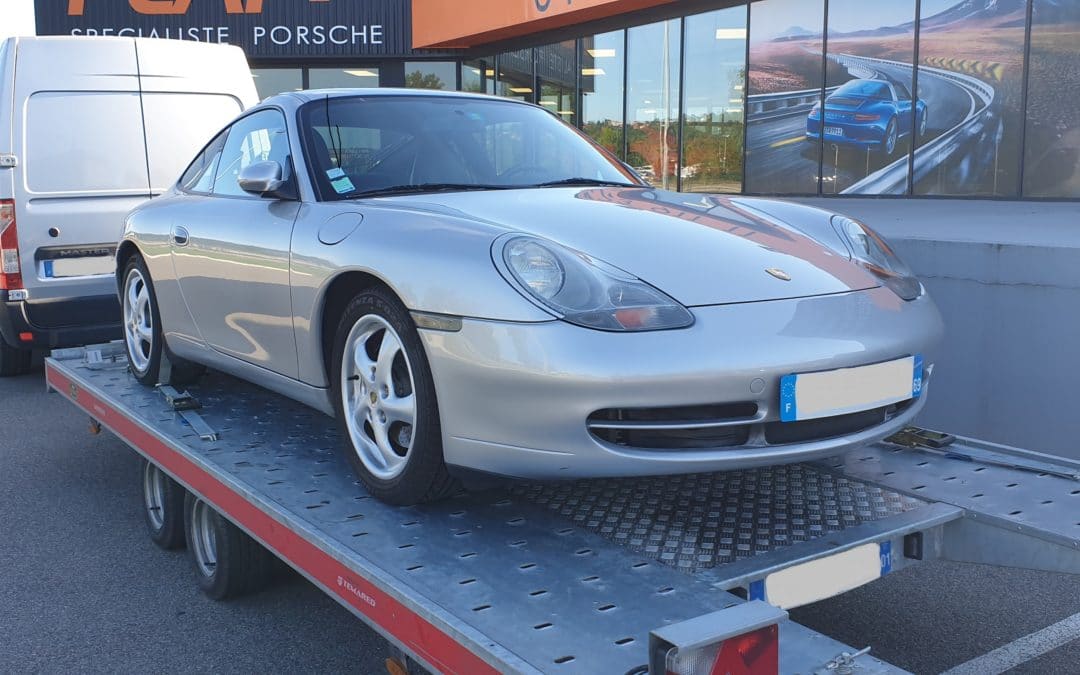 Transport d’une Porsche 996 3,4l